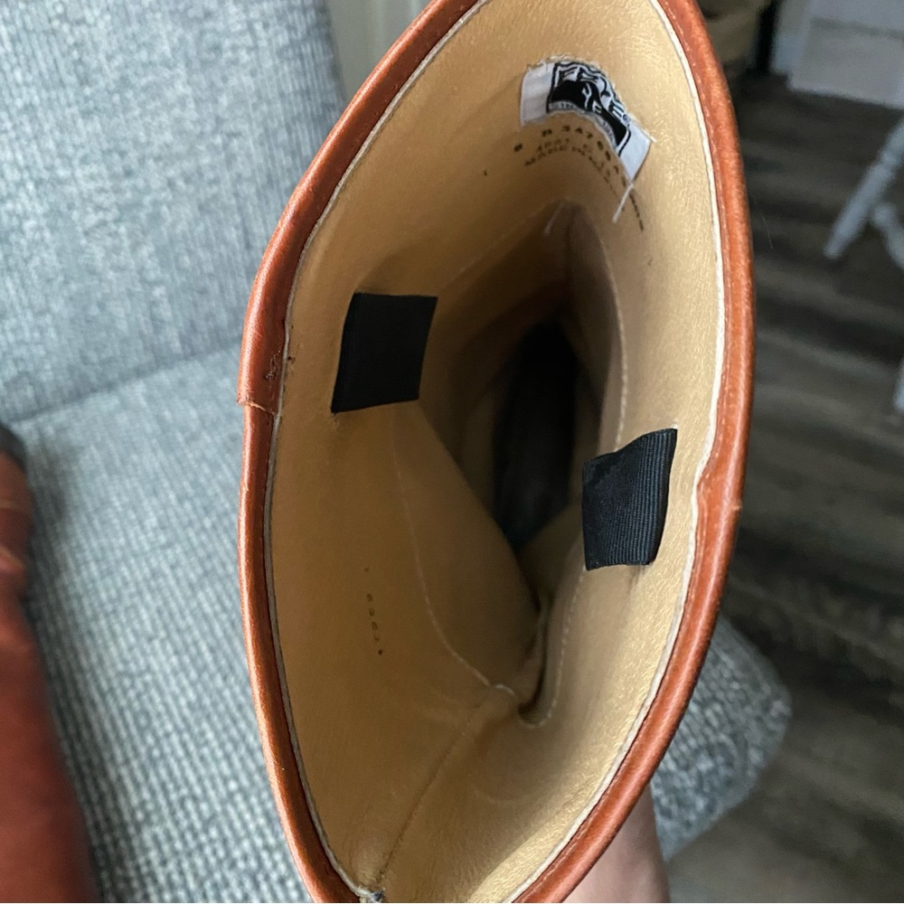 Frye Cognac Harness Tall Riding Boots - Picture 12 of 15